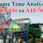 RX 550 vs A10-7890K APU Frame Time Analysis