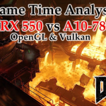 RX 550 vs A10-7890K APU Frame